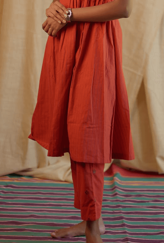 saffron a line top and trousers view 3